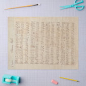 音楽バラシリーズデザイン8 薄葉紙 (クラフト)