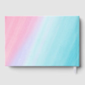 音楽バルミツワーウォーターカラーフォイルゲストブック ゲストブック (裏面)