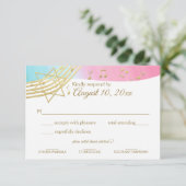 音楽バルミツワー金ゴールド応答 出欠カード (スタンド正面)