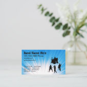 音楽バンドクール名刺の両面 名刺 (スタンド正面)