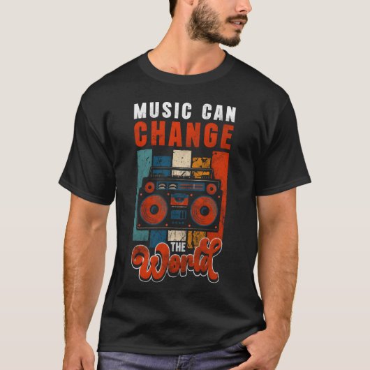 音楽バンドシンガーミュージカルスタイル家族 Tシャツ (正面)