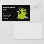 音楽バンド名刺 名刺 (正面/裏面)