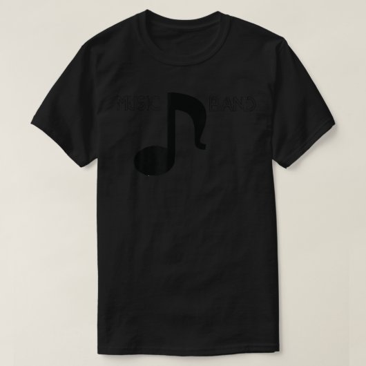 音楽バンド1809 Tシャツ (デザイン正面)