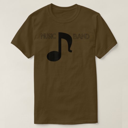 音楽バンド Tシャツ (デザイン正面)