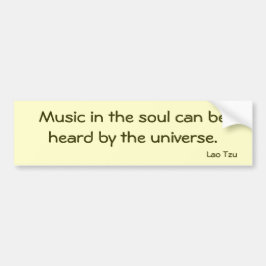 音楽バンパーステッカー バンパーステッカー