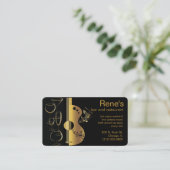 音楽バーレストランの名刺 名刺 (スタンド正面)