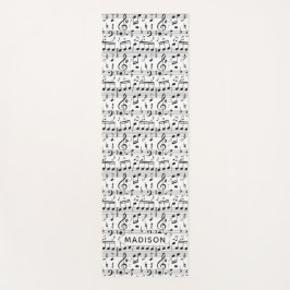 音楽パターン名前をカスタムするのヨガのマット ヨガマット