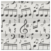 音楽パターン生地 ファブリック (クローズアップ)