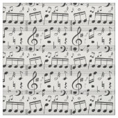 音楽パターン生地 ファブリック (見本)