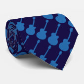 音楽パターン(の模様が)あるギター ネクタイ (ロール)