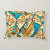 音楽パターン アクセントクッション (裏面)