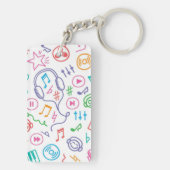 音楽パターン キーホルダー (裏面)