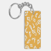 音楽パターン キーホルダー (正面左)