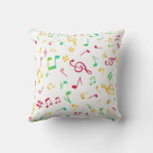 音楽パターン クッション (裏面)