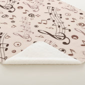 音楽パターン シェルパブランケット (3/4)