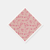 音楽パターン スタンダードカクテルナプキン (角)