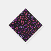 音楽パターン スタンダードカクテルナプキン (角)