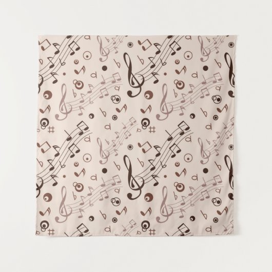 音楽パターン タペストリー (正面)