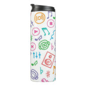 音楽パターン タンブラー (回転右)