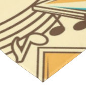 音楽パターン テーブルクロス (アングル)