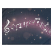 音楽パターン テーブルクロス (正面(横))