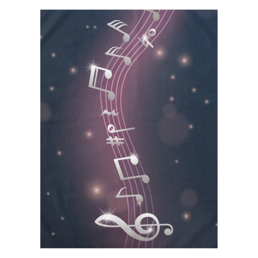 音楽パターン テーブルクロス (正面)