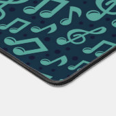 音楽パターン デスクマット (コーナー)