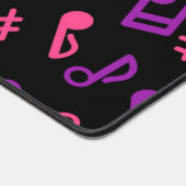 音楽パターン デスクマット (コーナー)