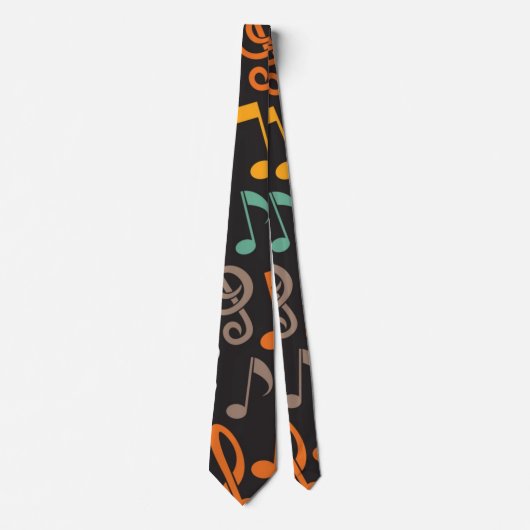 音楽パターン ネクタイ (正面)