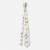 音楽パターン ネクタイ (裏面)