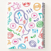 音楽パターン ノートブック (裏面)