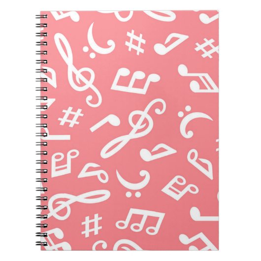音楽パターン ノートブック (正面)