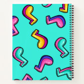 音楽パターン ノートブック (裏面)