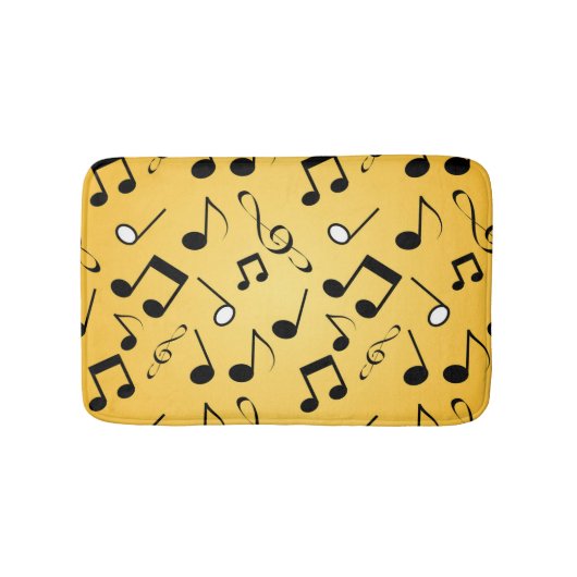 音楽パターン バスマット (正面)