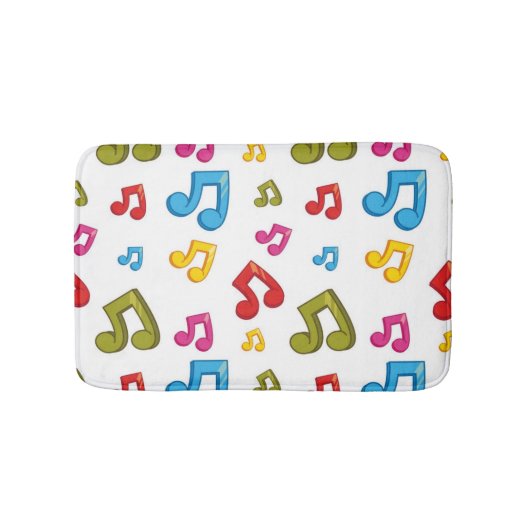 音楽パターン バスマット (正面)