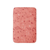 音楽パターン バスマット (正面縦)