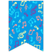 音楽パターン バンティングフラッグ (第2の旗)