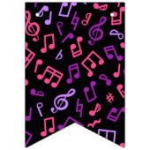 音楽パターン バンティングフラッグ (第2の旗)