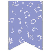 音楽パターン バンティングフラッグ (第3の旗)