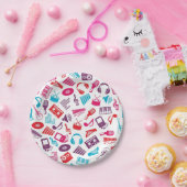 音楽パターン ペーパープレート (パーティー)