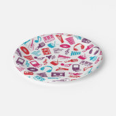 音楽パターン ペーパープレート (アングル)