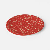 音楽パターン ペーパープレート (アングル)