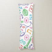 音楽パターン ボディピロー (裏面 (縦))