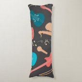 音楽パターン ボディピロー (正面縦)