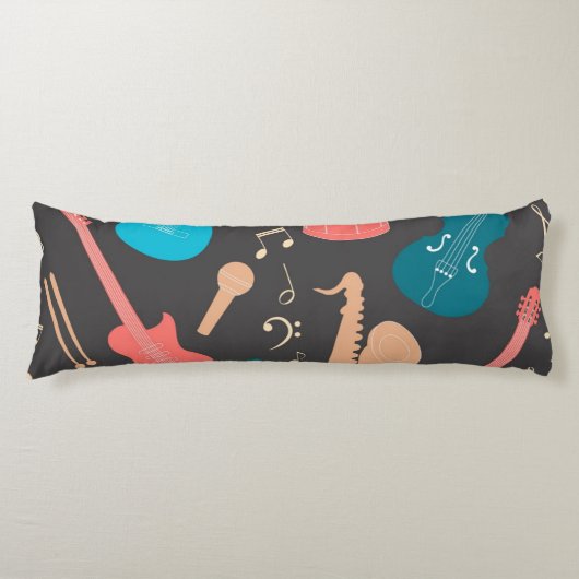 音楽パターン ボディピロー (正面)