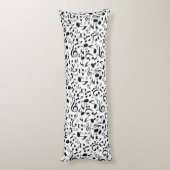 音楽パターン ボディピロー (裏面 (縦))