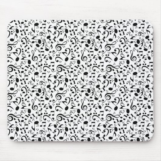 音楽パターン マウスパッド (正面)