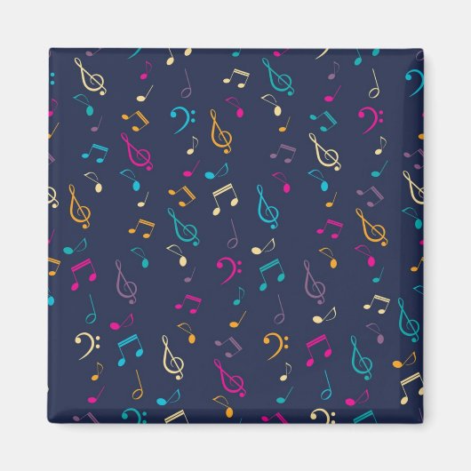 音楽パターン マグネット (正面)