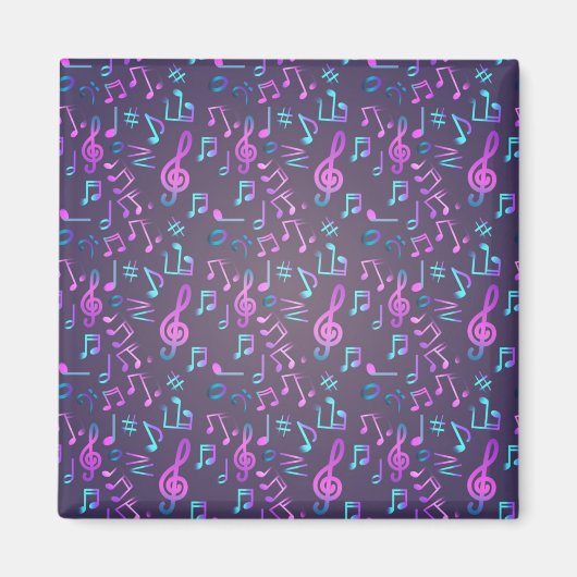 音楽パターン マグネット (正面)