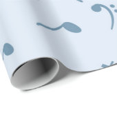 音楽パターン ラッピングペーパー (ロールコーナー)